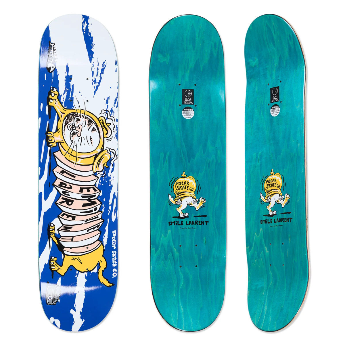 1782211309339_Polar-Skate-Co-SP26-HG-Deck-Emile-Laurent-Accordion-Dog