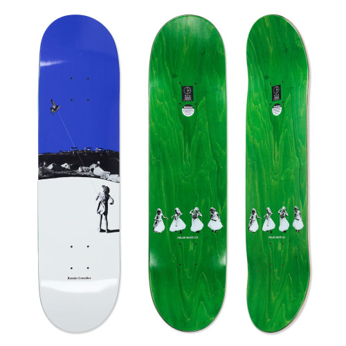 POLAR SKATE CO DECK | ROMAN GONZALEZ - KITE - BLUE 8.125
