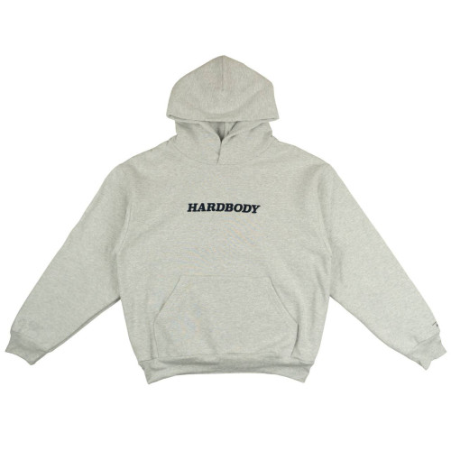 HARDBODY LOGO HOODIE - HEATHER GREY